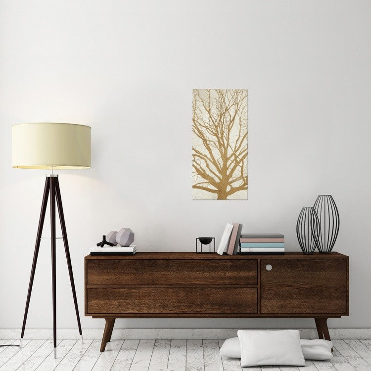 "Golden Tree II" Stretched Canvas Giclee by Alessio Aprile, 18x36"