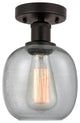 Innovations 616-1F-OB-G104 Belfast 1 Light Semi-Flush Mount, Oil Rubbed Bronze