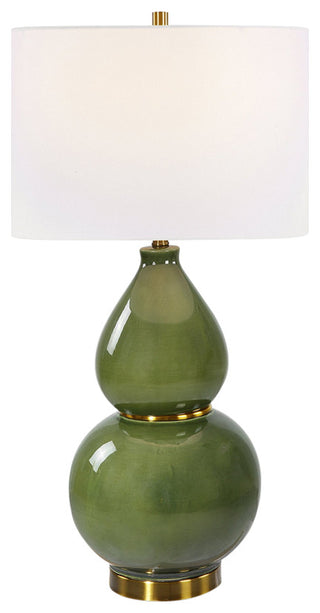 Uttermost Gourd Green Table Lamp
