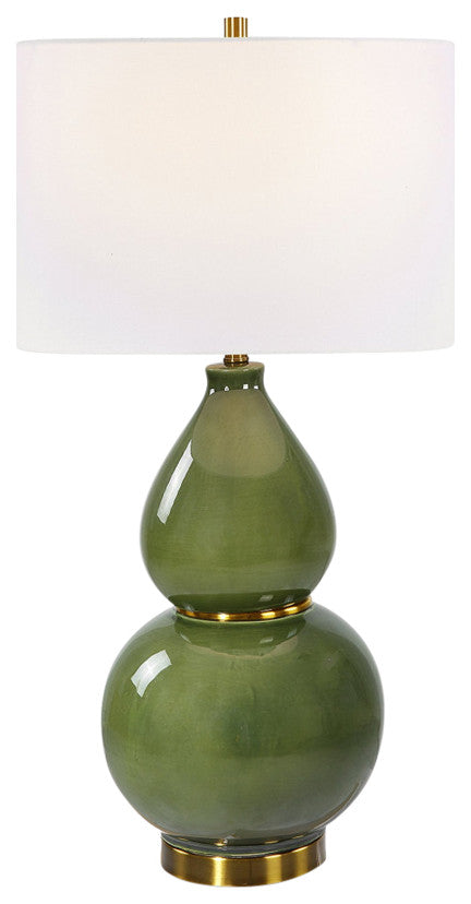 Uttermost Gourd Green Table Lamp