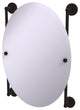 Prestige Regal Oval Frameless Rail Mounted Mirror, Oil Rubbed Bronze