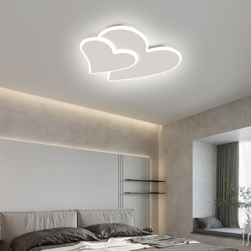 Volketswil | Acrylic Heart shaped LED Ceiling Light, Brightness Dimmable
