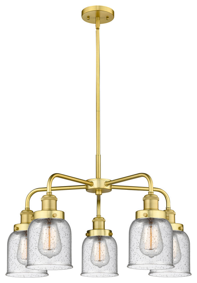 Innovations Cone 5 23" Chandelier Satin Gold