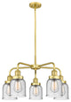 Innovations Cone 5 23" Chandelier Satin Gold