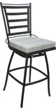 Outdoor Patio Bar Stool Jordan Without Arms, Natural Fun Gray, 26"