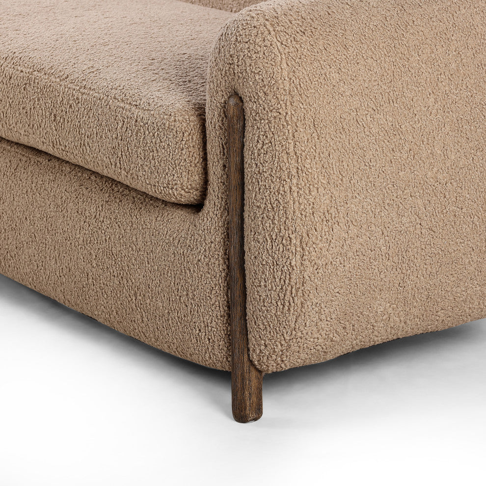 Lyla Sofa-86"-Sheepskin Camel