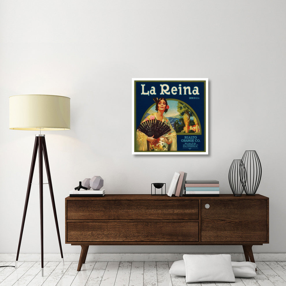 "La Reina" Digital Paper Print by Retrolabel, 32"x32"