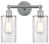 Innovations 616-2W-PC-G802 Clymer 2 Light Bath Vanity Light, Polished Chrome