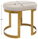 Uttermost Infinity Gold Accent Stool