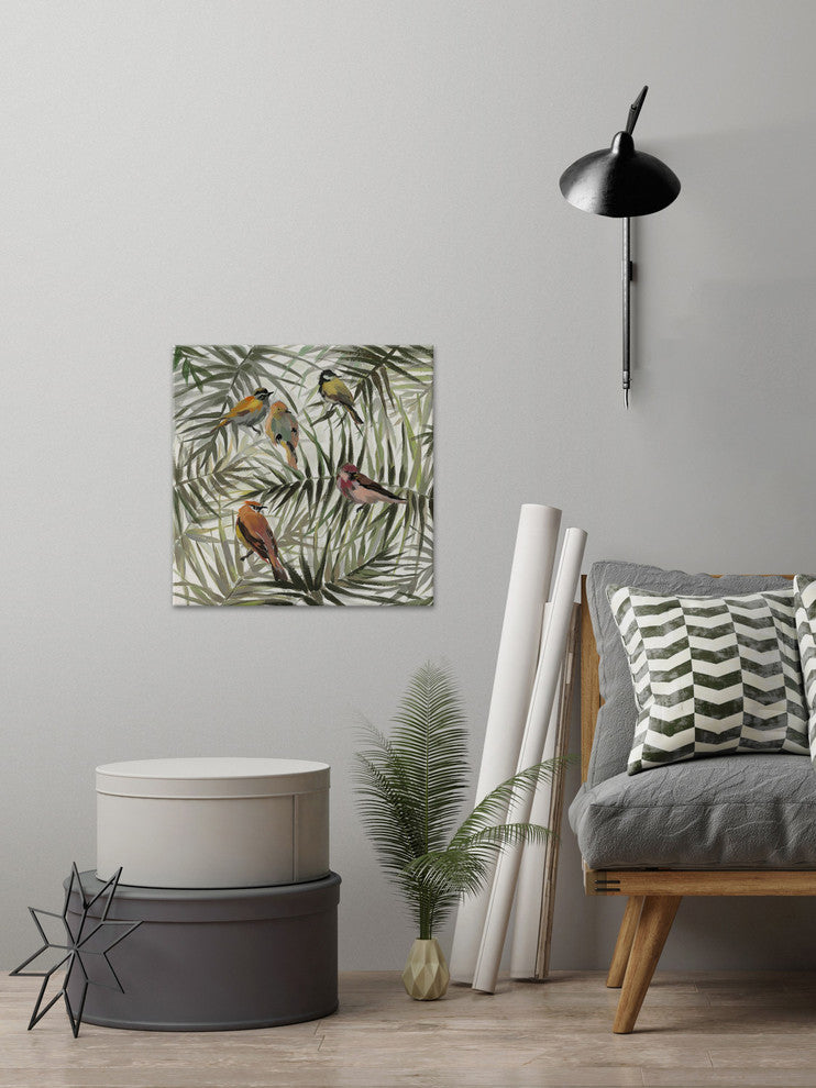 "Beautiful Life Out There" Painting Print on Wrapped Canvas, 48"x48"