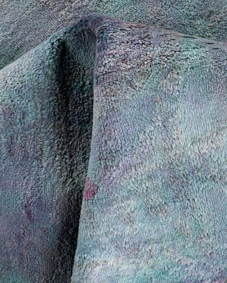 Vibrance, One-of-a-Kind Handmade Area Rug Gray, 4'2"x6'1"