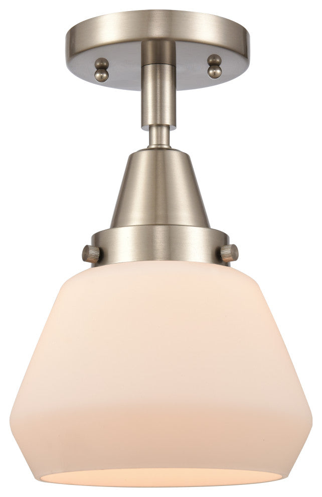 INNOVATIONS LIGHTING 447-1C-SN-G171 Fulton Flush Mount