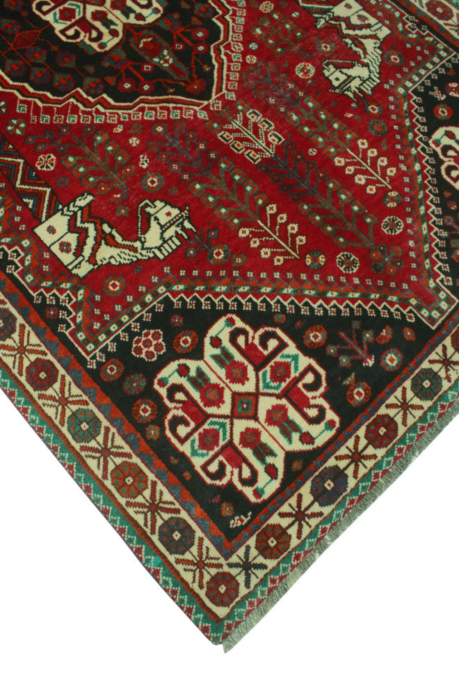 Fine Vintage Distressed Muriel Red Runner