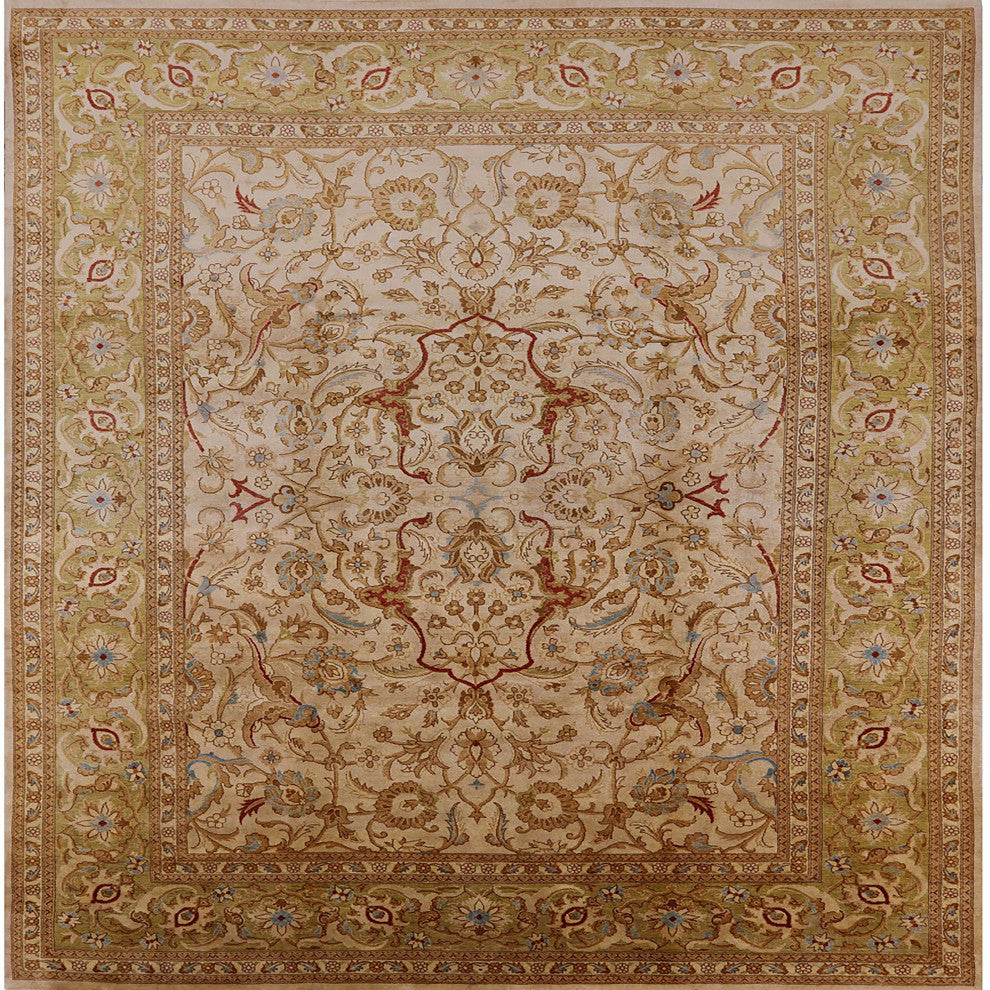 Ahgly Company Indoor Square Mid-Century Modern Area Rugs, 5' Square