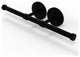 Que New Double Roll Toilet Tissue Holder, Matte Black