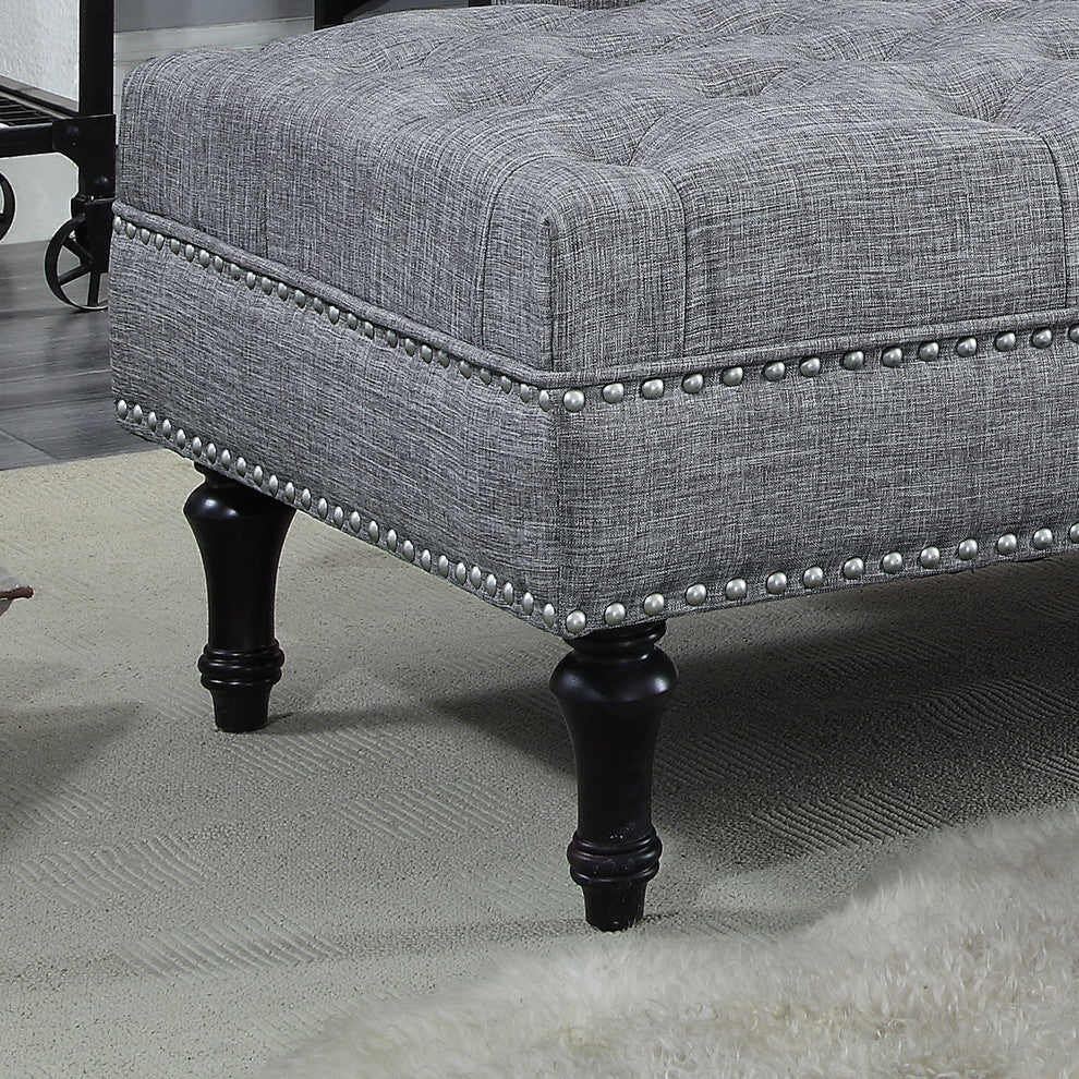 Deedee Chaise Lounge, Gray