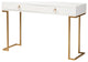 Nadene Contemporary Console Table, White