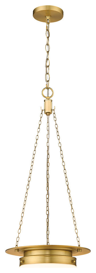 Z-LITE 1-Light Pendant, Heritage Brass