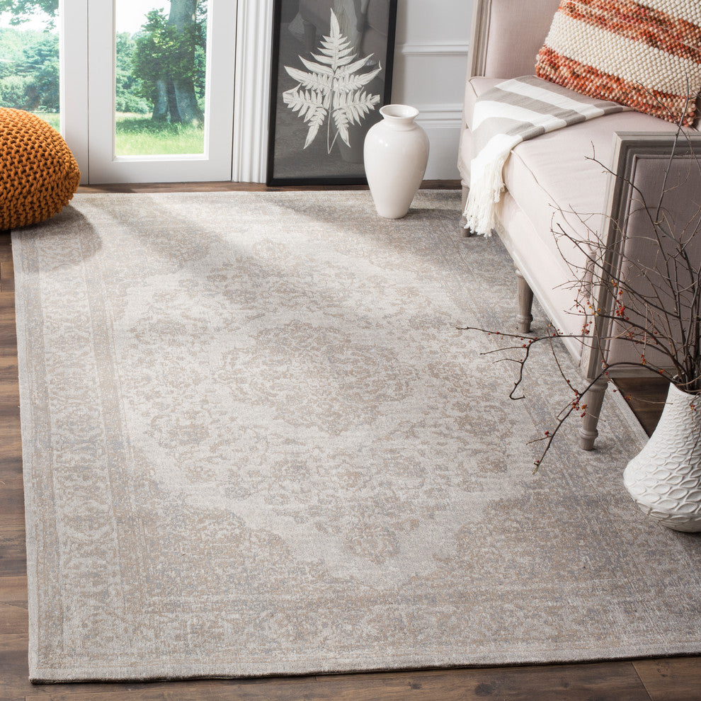 Safavieh Classic Vintage Collection CLV121 Rug, Beige, 5' X 8'