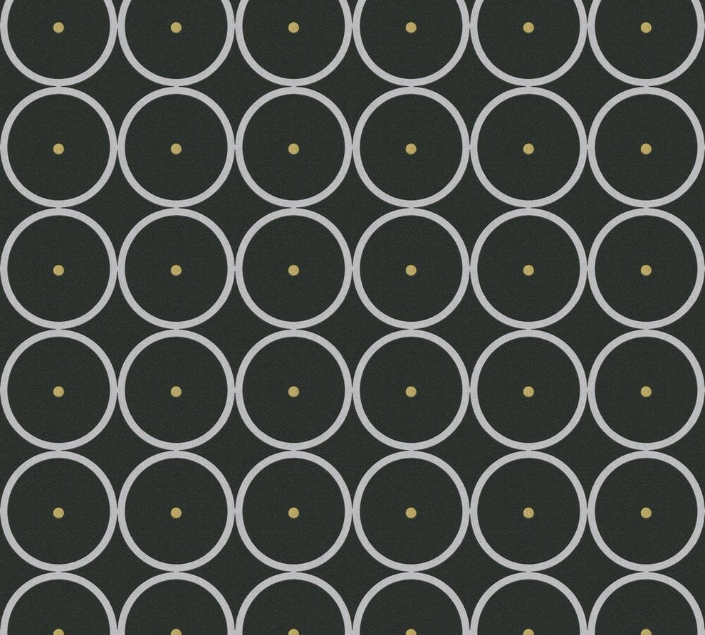 Raffi, Modern Geometric Color Gray Wallpaper Roll