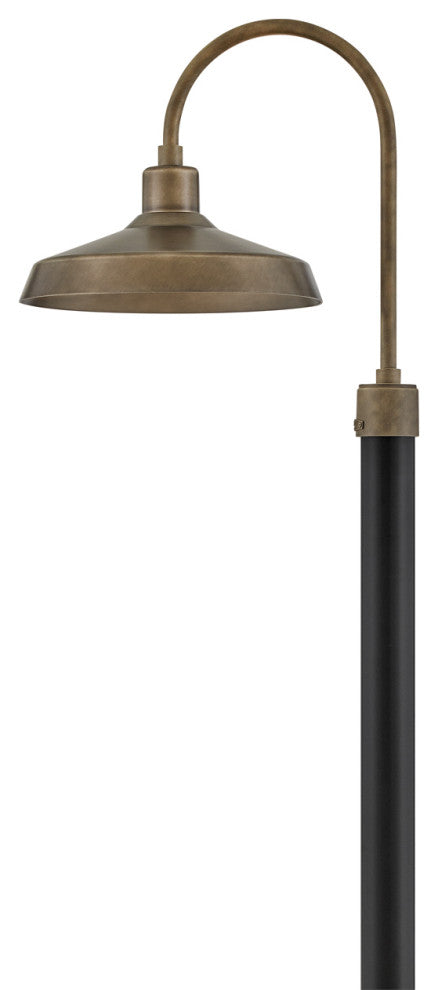 Hinkley Forge 16" Large Post Top/Pier Mount Lantern, Burnished Bronze