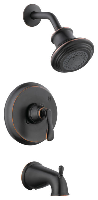 Design House 525774 Madison Tub and Shower Trim Package - Oil Rubbed Bronze