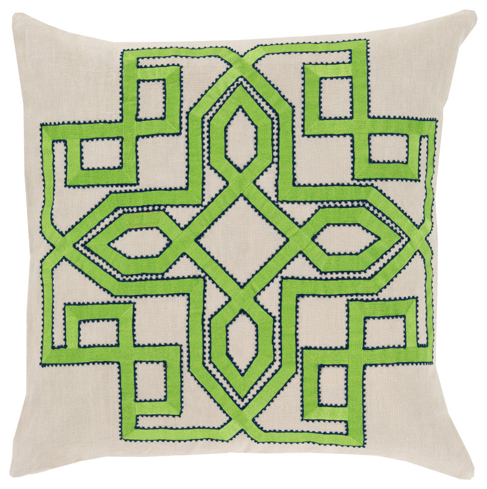 Surya Gatsby GLD-006 22" x 22" Pillow Kit