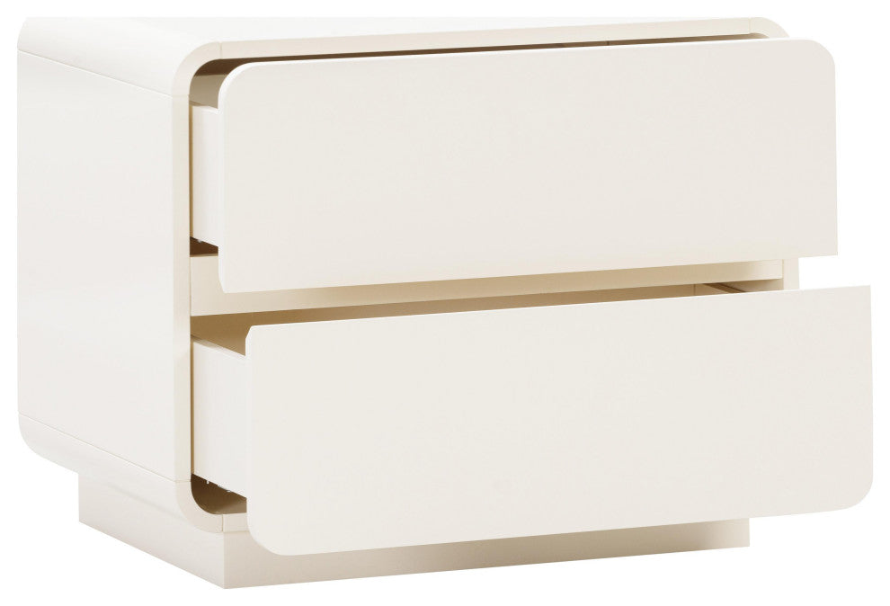 Sagura Cream Nightstand