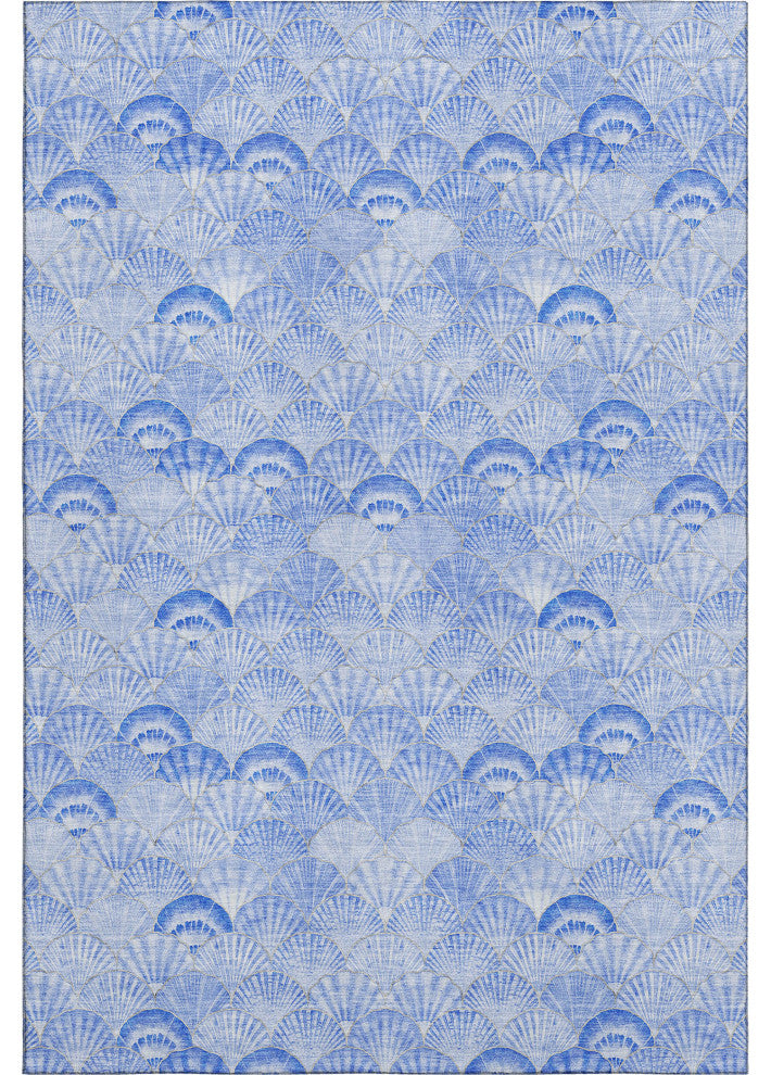 Addison Premium Washable Mayfield AMF181 Blue 2'6" x 3'10" Rug