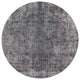 Ahgly Company Indoor Round Mid-Century Modern Area Rugs, 3' Round