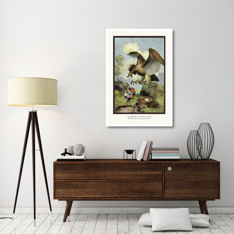 "Teddy Roosevelt's Bears: Grabbed" Digital Paper Print by R.K. Culver, 34"x50"