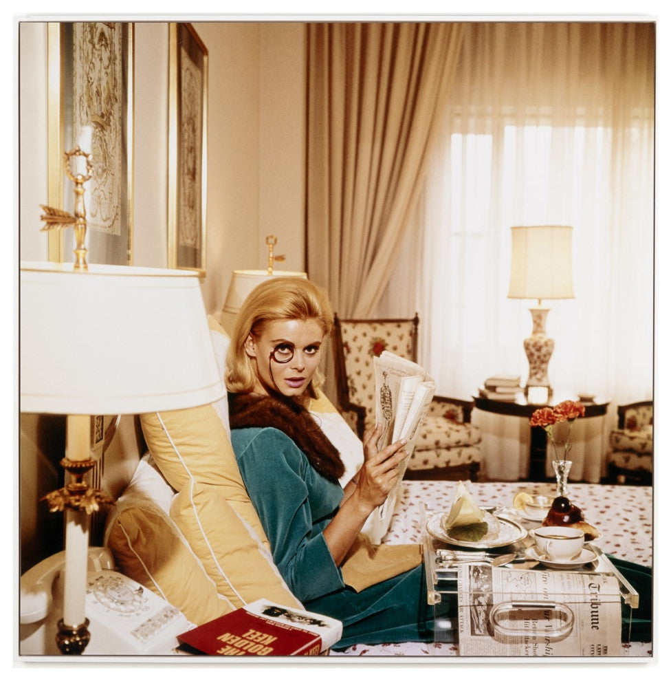 Monocled Miss By Slim Aarons