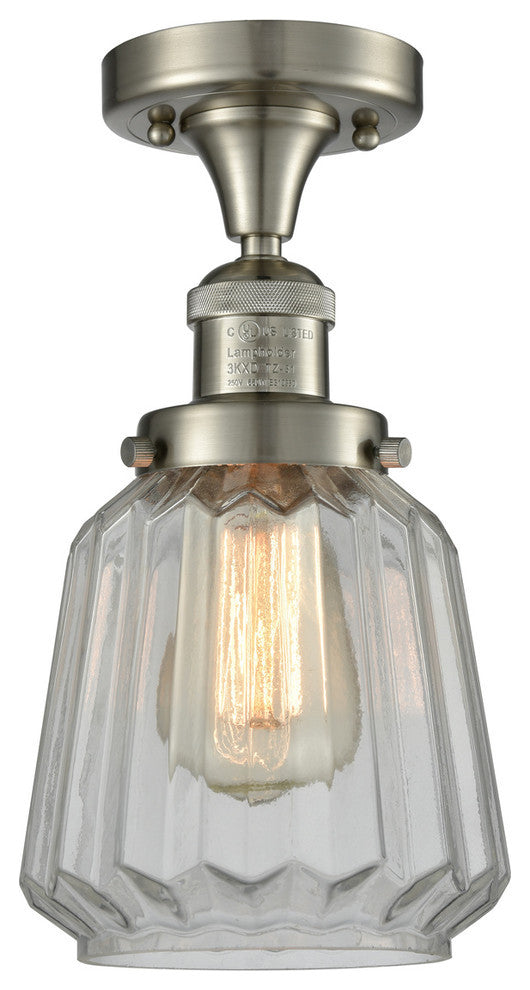 Innovations Lighting 517-1Ch-Sn-G142 1 Light Semi-Flush Mount