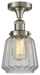 Innovations Lighting 517-1Ch-Sn-G142 1 Light Semi-Flush Mount