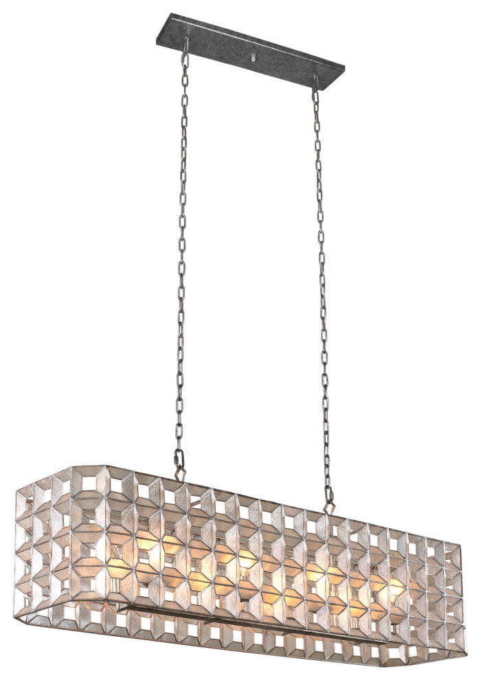 Prado 12x14" 8-Light Coastal Chic Island-Light by Kalco
