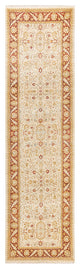 Saharanpur, One-of-a-Kind Hand-Knotted Area Rug Ivory, 3'1"x10'7"