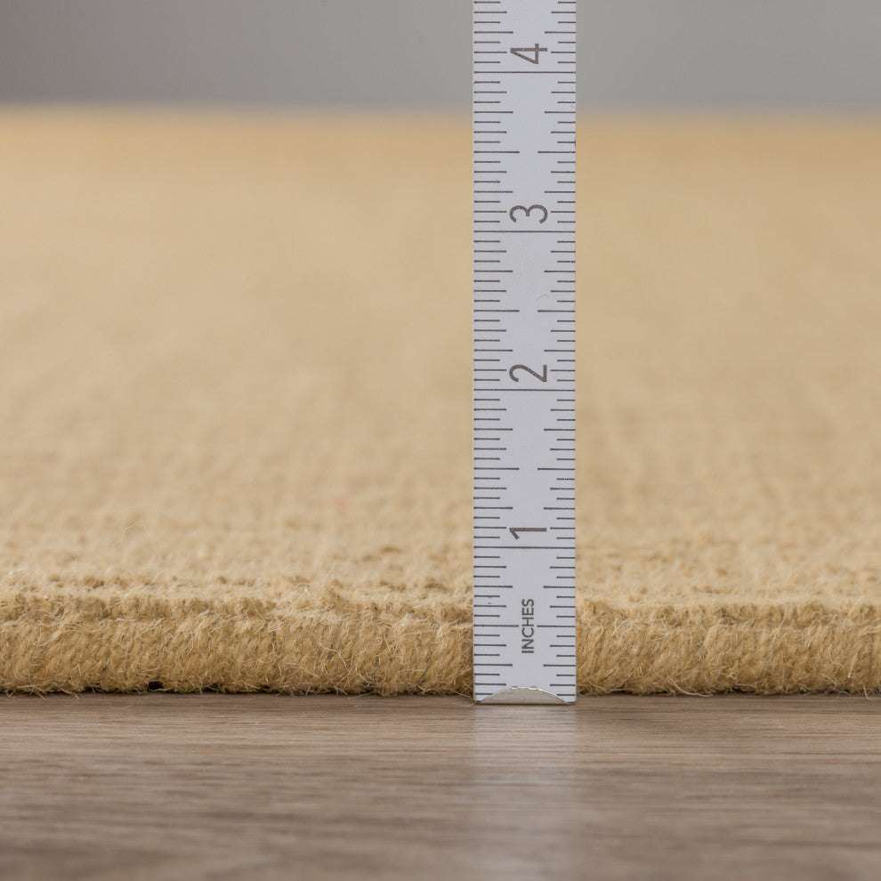 Monaco Sisal MC100 Gold 6' x 6' Round Rug