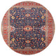 Ahgly Company Indoor Round Mid-Century Modern Area Rugs, 3' Round