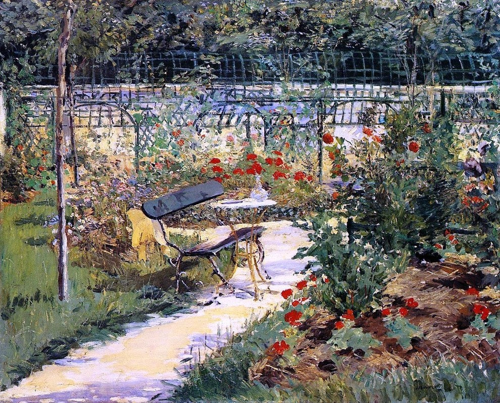 Edouard Manet The Bench Wall Decal
