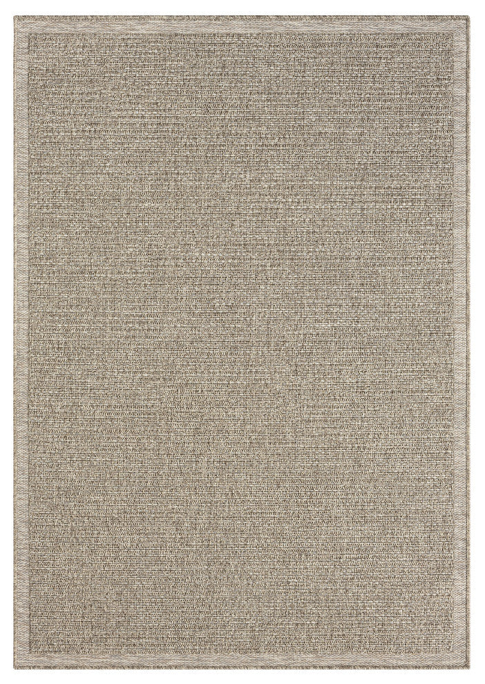 Paolo Modern Solid Brown Indoor Outdoor Area Rug, 2' x 3'