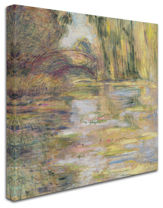 'Waterlily Pond, The Bridge' Canvas Art by Claude Monet