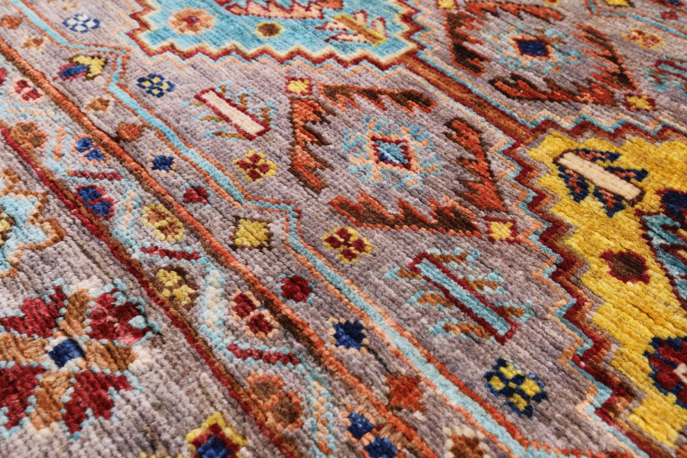 Super Kazak Khorjin Hand-Knotted Rug 5' 1" X 6' 8" Q7401
