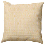 Lifeflor Diamond Decorative Throw Pillow, Corn Yellow, 20"x20"