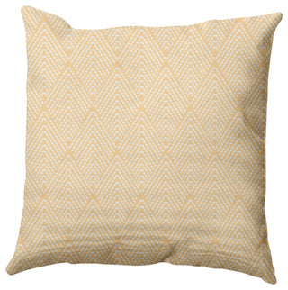 Lifeflor Diamond Decorative Throw Pillow, Corn Yellow, 20"x20"