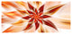 Dance of Brown Exotic Flower, Large Floral Canvas Art Print, 60"x28"