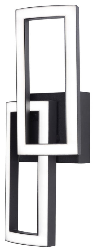 Sia 17'' LED Sconce, Black
