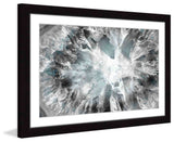 "Crystalline White" Framed Art Print