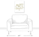 Gold Merry and Bright Canvas Wall Art, 16"x20", Unframed