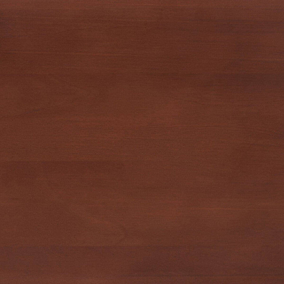 Close-up of wood finish on white background.