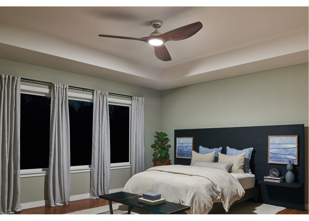 Kichler 300365PN 65"Ceiling Fan, Polished Nickel Finish